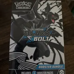 Pokemon TCG SV: Black Bolt Booster Bundle - Factory Sealed - 6 Packs - Image 1