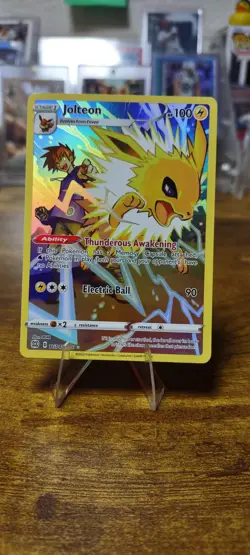 Pokemon Jolteon TG04/TG30 Trainer Gallery Holo Brilliant Stars NM - Image 1