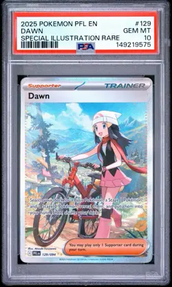 Pokemon TCG 2025 Dawn SIR 129/094 Phantasmal Flames PSA 10 - Image 1