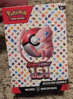 Pokemon English Scarlet & Violet 151 Mew Booster Bundle Boxs 6 boosters - Image 1