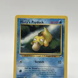 Lightly Played Misty's Psyduck - 90/132 - Common - Unlimited Edition Pokemon Gym - Image 1