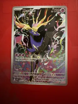 Nintendo Pokemon TCG Xerneas 091/086 Crown Zenith Illus Rare Holo - Image 1