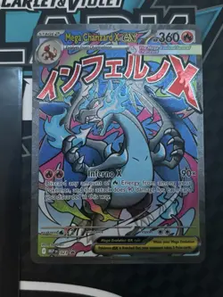 Mega Charizard X ex ME: Mega Evolution Promo 023 Promo NM Pokemon - Image 1