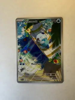 Oshawott 105/086 Illustration Rare IR Pokemon White Flare English NM - Image 2