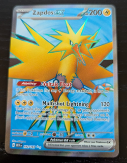 Pokemon - Zapdos ex Ultra Rare Holo SV: Scarlet & Violet 151 192/165 NM - Image 1