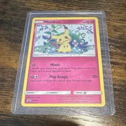 Pokemon TCG Mimikyu SM163 Sun & Moon Promo Holo English 70 HP - Image 1