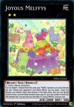 Yugioh - Joyous Melffys (Super Rare) (1st Edition) - PHRA-EN044 (P) - Image 1