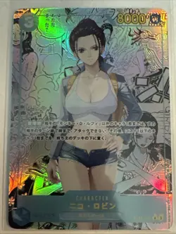 NICO ROBIN ONE PIECE Holographic Art Goddess Story Anime Collectible Card - Image 1