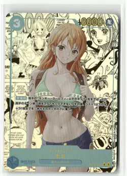 NAMI ONE PIECE Holographic Art Goddess Story Anime Collectible Card - Image 1