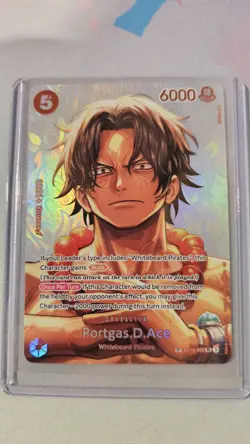 Portgas.D.Ace (SR) (SP) ST15-005 One Piece TCG The Time of Battle English NM - Image 1