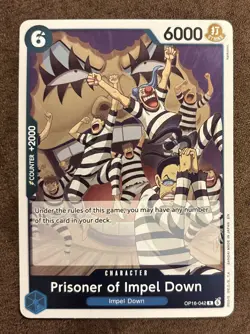 Prisoner of Impel Down OP16-042 R The Time of Battle Foil English One Piece - Image 1