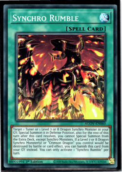 Synchro Rumble - AGOV-EN060 - Super Rare - 1st Edition - Yugioh - Image 1