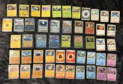 X50 Pokemon TCG Card Bundle 11 Holo Basic & Stage 2 & 39 Basic & Stage 1 Cards - Image 1