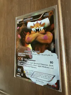 Landorus BW43 Pokemon TCG Black Star Black & White Promo Full Art Holo Card LP - Image 3