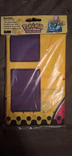 VINTAGE 1999 POKEMON Trading Card Game PLAYMAT Original Factory Sealed DEADSTOCK - Image 2