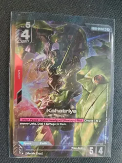 Gundam Card Game Foil Kshatriya (GD01-044) (LR+) - Newtype Rising - Image 1