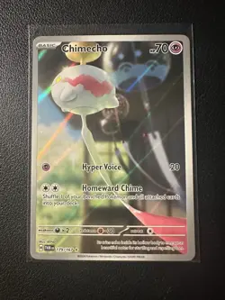 Chimecho 179/167 Twilight Masquerade Illustration Rare Pokemon TCG Card NM - Image 1