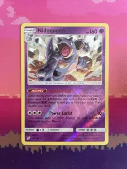 Pokemon Card Nidoqueen Team Up Reverse Holo Rare 56/181 Near Mint - Image 1