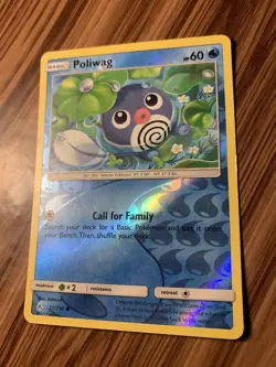 Poliwag - 37/214 - Common - Reverse Holo Pokemon Card Unbroken Bonds 2019 - Image 2
