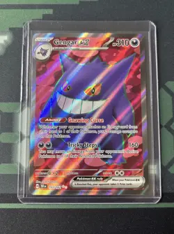 Gengar EX 193/162 Pokemon Temporal Forces Ultra Rare Holo Full Art Card - Image 1