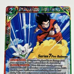 Son Goku & Piccolo, Budding Friendship- Pre Release Stamped Dragon Ball Card - Image 2