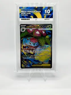 Pokemon Mega Venusaur ex 076/063 card Japanese Ace 10 - Image 1