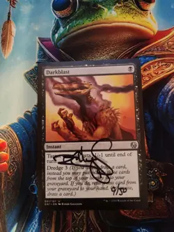 MTG Darkblast - Guilds Of Ravnica Guild Kits - Signed Artist Proof, LP - Image 1