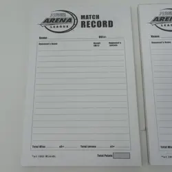 Lot Of 3X Magic The Gathering Arena League 2003 Match Record Pads MTG - Image 2