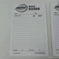 Lot Of 3X Magic The Gathering Arena League 2003 Match Record Pads MTG - Image 2
