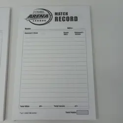 Lot Of 3X Magic The Gathering Arena League 2003 Match Record Pads MTG - Image 3