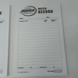 Lot Of 3X Magic The Gathering Arena League 2003 Match Record Pads MTG - Image 3