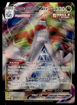 Pokemon TCG SWSH07: Evolving Skies #123/203 Duraludon VMAX NM - Image 1