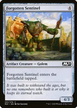 X 1 Forgotten Sentinel NM M21 231 MTG Magic The Gathering - Image 1