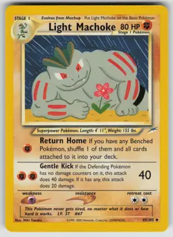 Light Machoke 49/105 Uncommon Neo Destiny Pokemon Unlimited Near Mint - Image 1