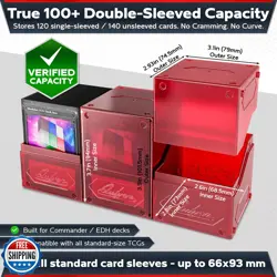 Quiver Time 360° Modular Nexus DeckBlock - Durable Stackable MTG Deck Box for - Image 4