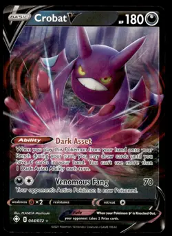 Pokemon TCG Shining Fates #044/072 Crobat V - Image 1