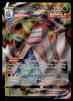 Pokemon TCG SWSH07: Evolving Skies #123/203 Duraludon VMAX NM - Image 1