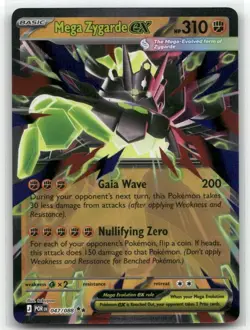 Mega Zygarde ex 047/088 Perfect Order Double Rare Pokemon TCG - Image 1