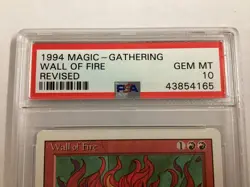 MTG Revised WALL OF FIRE PSA 10 (4165) Graded Power - Image 3