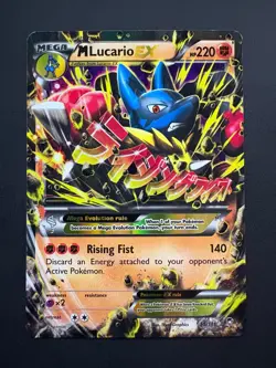 M Lucario EX 55/111 Pokemon Furious Fists Ultra Rare Near Mint 2014 - Image 1