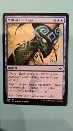 Will of the Naga - Fate Reforged #058/185 MTG Magic The Gathering - Image 1