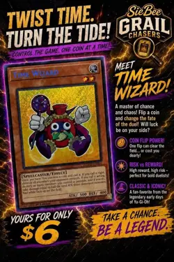 TIME WIZARD 1ST EDITION SECRET RARE (CHIBI) MZMU-EN060 YUGIOH! - Image 1