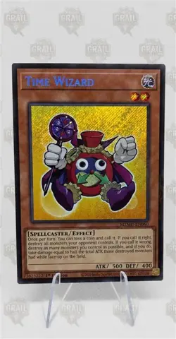 TIME WIZARD 1ST EDITION SECRET RARE (CHIBI) MZMU-EN060 YUGIOH! - Image 2