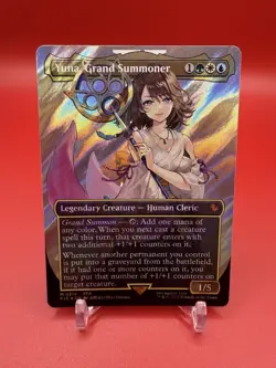MTG Yuna, Grand Summoner (Borderless) (Surge Foil) Final Fantasy 0216 NM/MT - Image 1