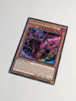 Yugioh Veidos the Eruption Dragon of Extinction PHNI-EN090 1st Edition Secret NM - Image 2