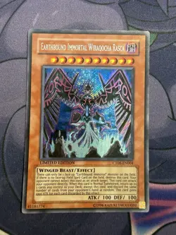 Yugioh Earthbound Immortal Wiraqocha Rasca CT06-EN004 Secret Rare LP - Image 1