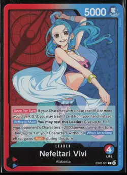 Nefeltari Vivi (001) EB03-001 One Piece Extra Booster: Heroines Edition NM - Image 1