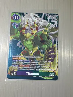 Digimon Card Game Titamon Hacker’s Slumber Promo Card P-209 - Image 1