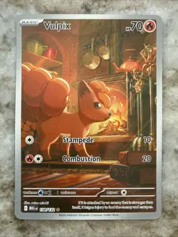 Vulpix Pokemon Card TCG: 138/132 ME:01 Mega Evolutions - Illustration Rare NM/M - Image 1