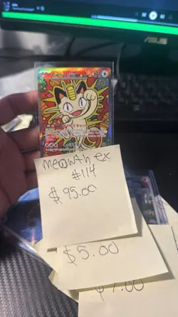 Meowth SAR 114/080 Munikis Nihil Zero M3 Pokemon Card Game Japanese TCG 2026 NM - Image 1